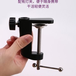 Черная настольная лампа с 5Х увеличительным стеклом Питание от USB ___KRY560/710 (259)