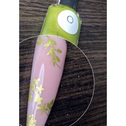 ***Варіант *О* золотої фарби для стемпінгу ТІЛЬКИ ДЛЯ ЛИПКОГО ШАРУ (7224)