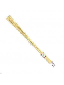 Bamboo massage broom for baths, massage